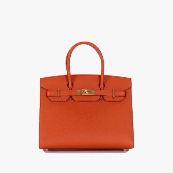 H BIRKIN EPSOM SELLIER TERRE BATTUE GOLD HARDWARE 25CM