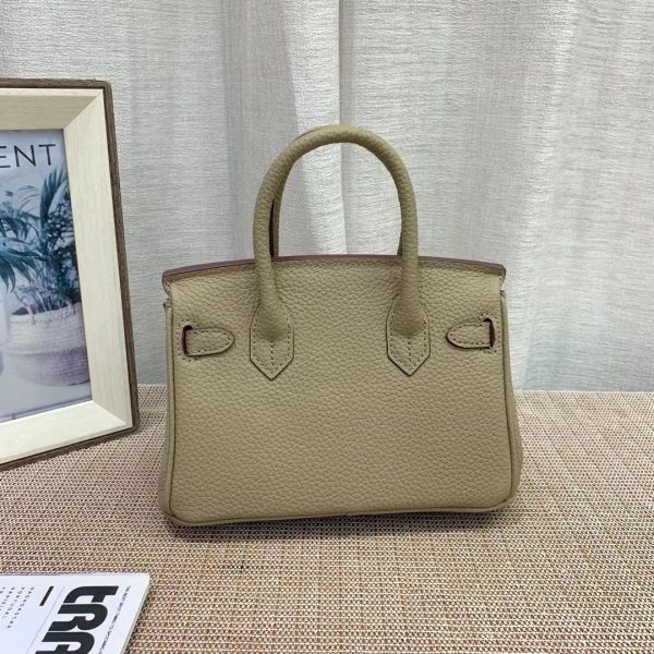 H BIRKIN MINI GOLD HARDWARE EPSOM BEIGE 20CM