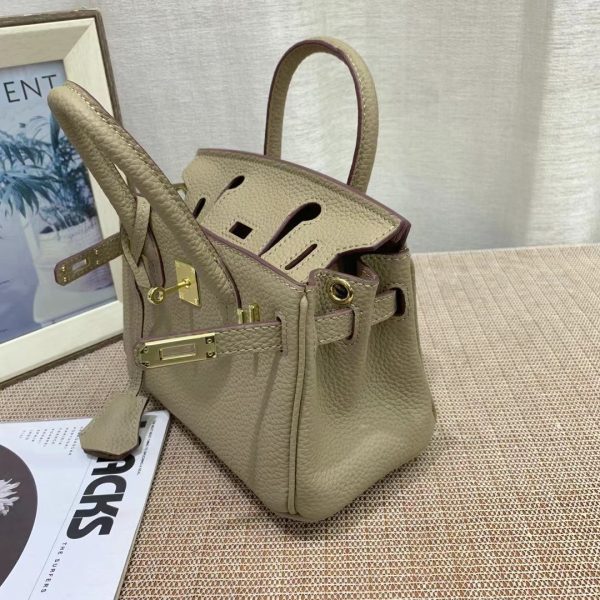 H BIRKIN MINI GOLD HARDWARE EPSOM BEIGE 20CM