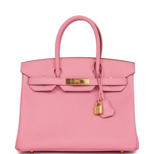 H BIRKIN SWIFT 5P ROSE SAKURA GOLD HARDWARE 25CM