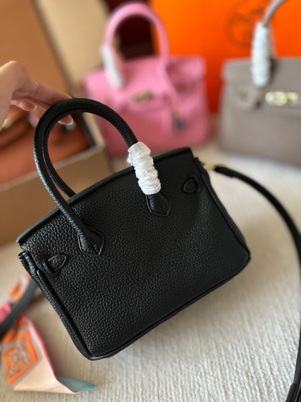 H BIRKIN 20 TOGO BLACK 20CM