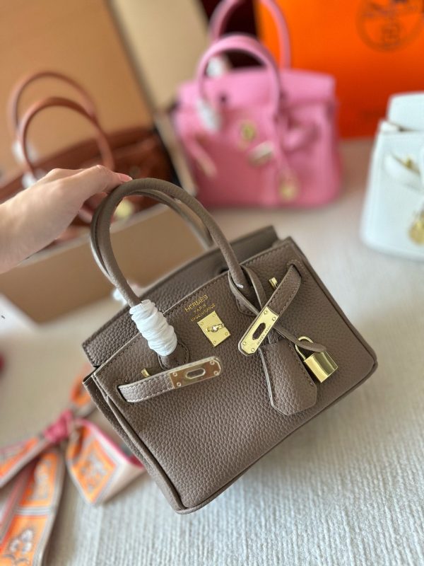 H BIRKIN 20 TOGO ETOUPE 20CM