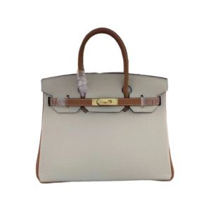 H BIRKIN TOGO LEATHER GOLD HARDWARE BEIGE BROWN 30CM