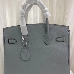 H BIRKIN 30 BAG GREY TOGO 30CM