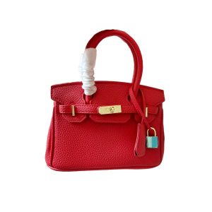 H BIRKIN 20 TOGO RED 20CM