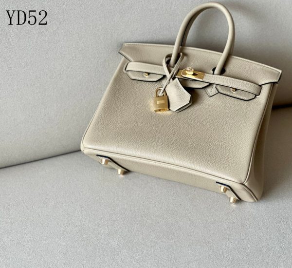 H BIRKIN 25 TOGO BEIGE LEATHER GOLD HARDWARE 25CM