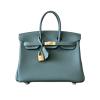 H BIRKIN 25 TOGO VERT ROUSSEAU LEATHER GOLD HARDWARE 25CM